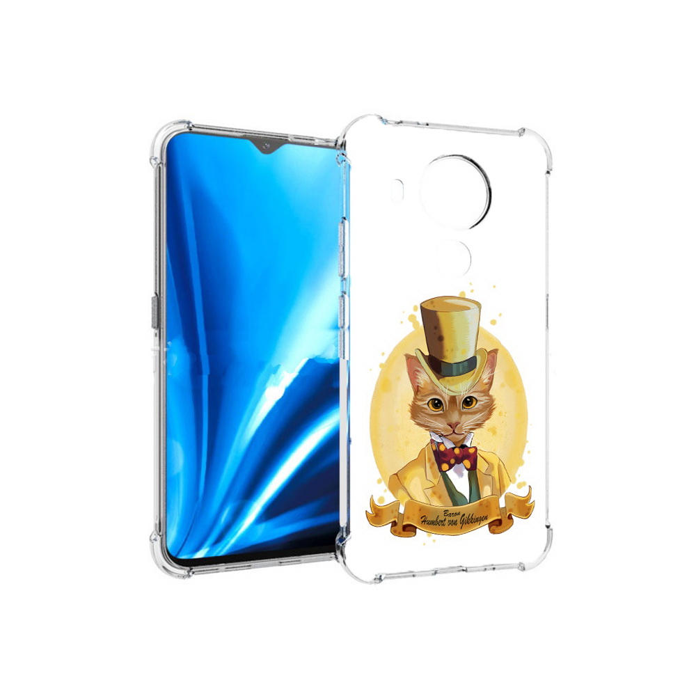

Чехол MyPads Tocco для Nokia 5.4 кот юрист (PT156621.100.401), Прозрачный, Tocco