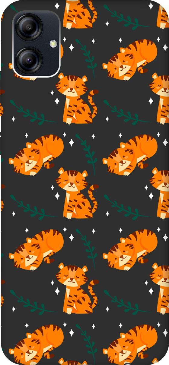 

Чехол на Samsung Galaxy A04e с 3D принтом "Tigers" черный, Черный;белый, 158475