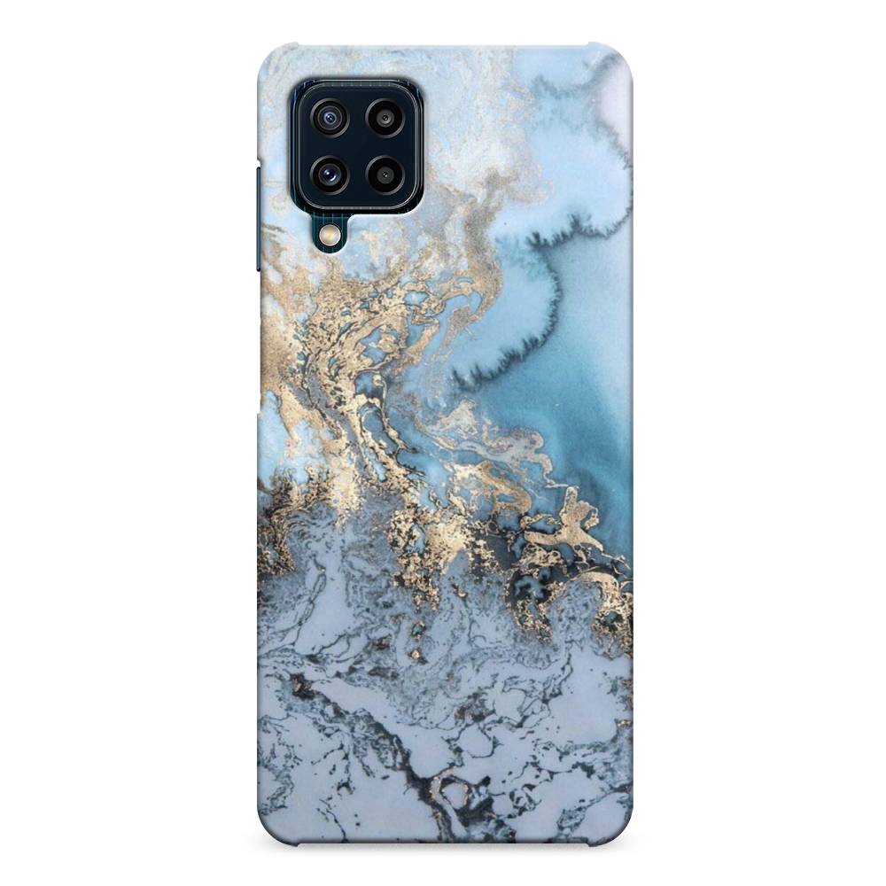 

Пластиковый чехол "Морозная лавина синяя" на Samsung Galaxy M32