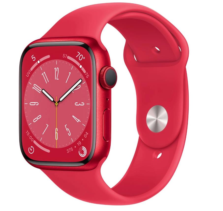 

Часы Apple Watch Series 8 GPS 45mm RED Aluminium Case with RED Sport Band - Regular M/L