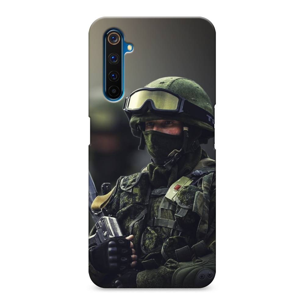 

Пластиковый чехол "Солдат" на Realme 6 Pro, 252820-4