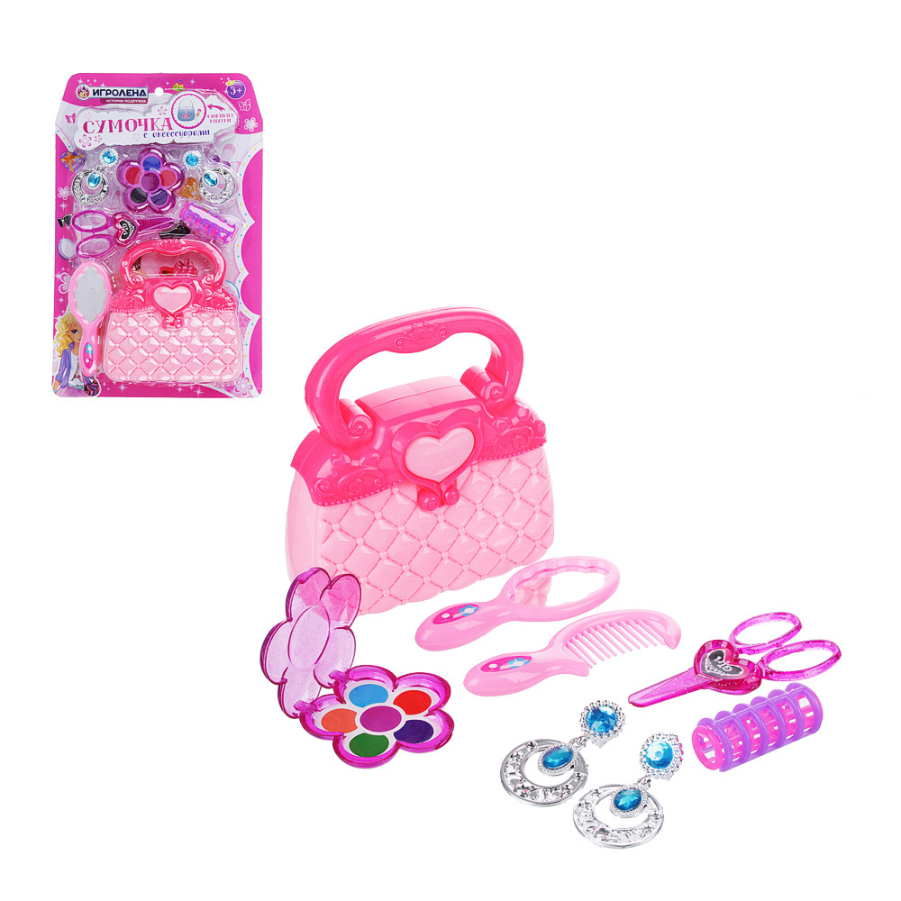 

Игровой набор Сумочка с аксессуарами 294-098 Игроленд 8 предметов
