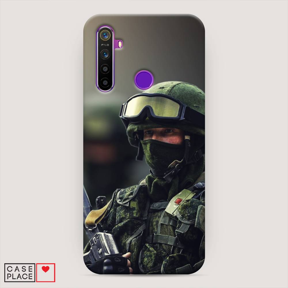 

Пластиковый чехол "Солдат" на Realme 5, 251520-4