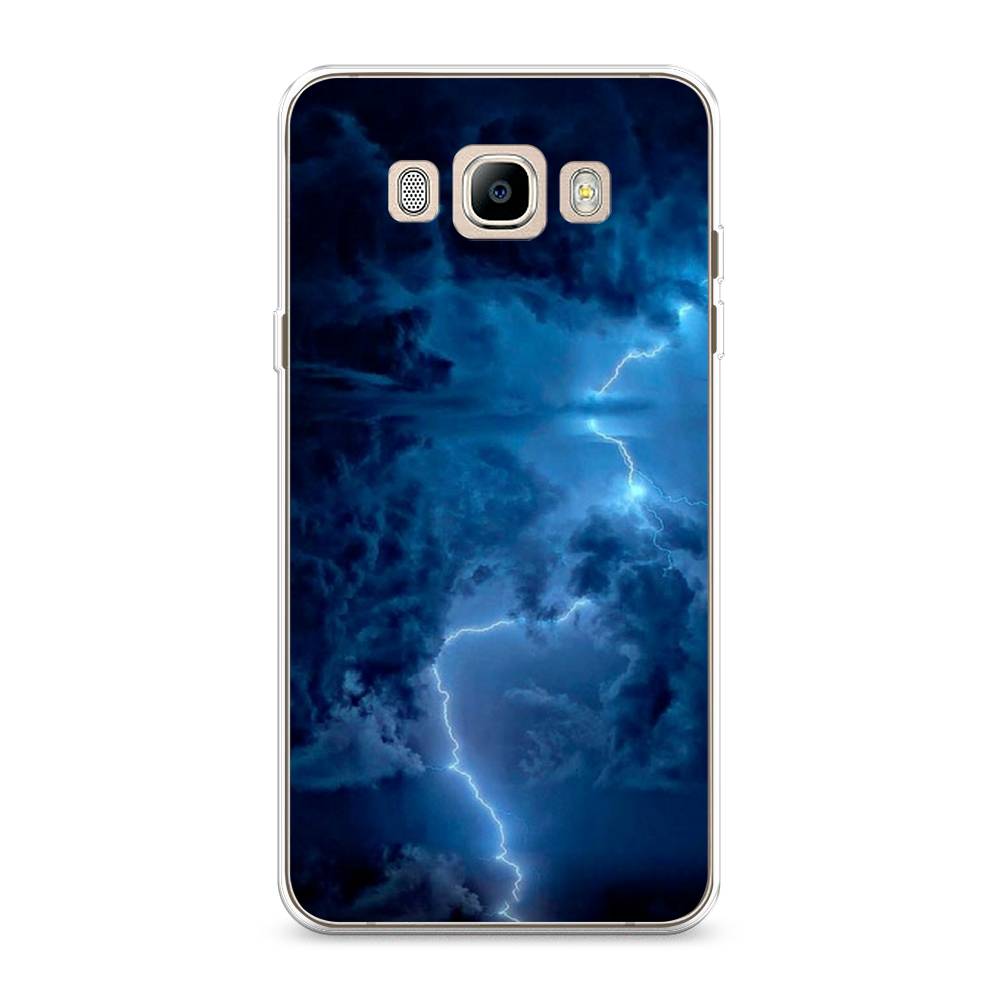 

Чехол Awog на Samsung Galaxy J7 2016 / Самсунг J7 2016 "Молния", Синий, 23050-4