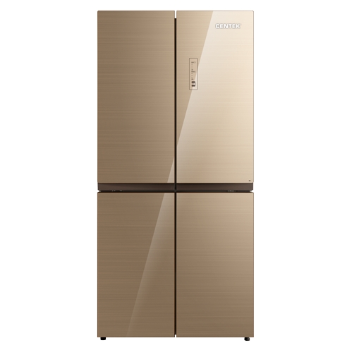 фото Холодильник (side-by-side) centek ct-1756 nf beige glass