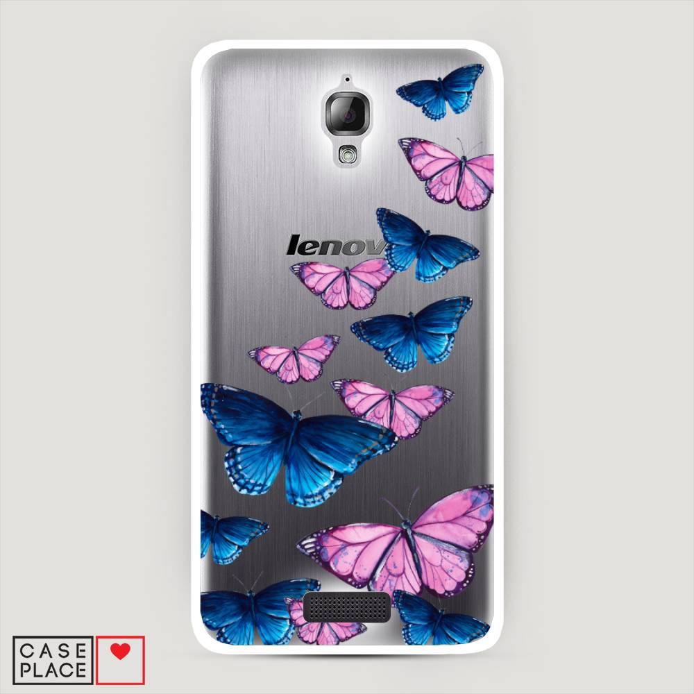 фото Чехол awog "полет бабочек" для lenovo s660