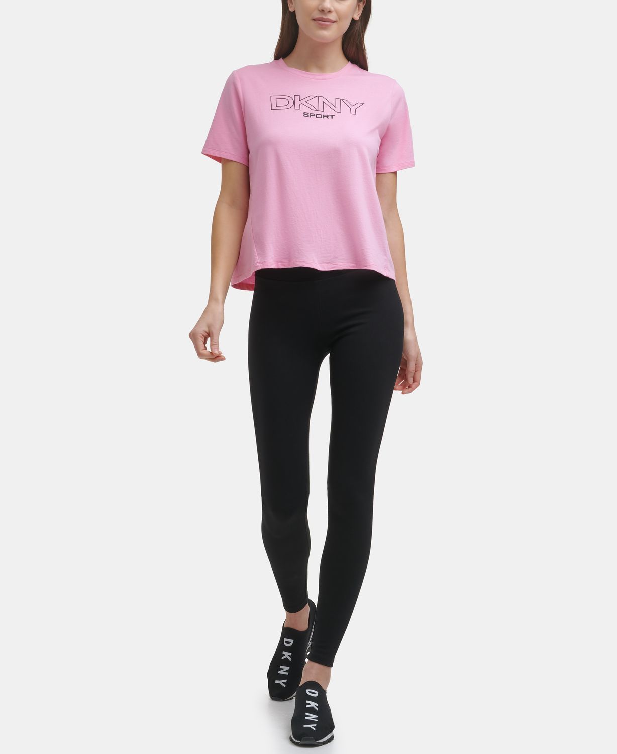

Футболка женская DKNY DP1T8020 розовая L, DP1T8020