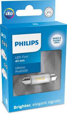 Лампа Festoon 43Mm 12V Led Philips 11866CU60X1 843₽