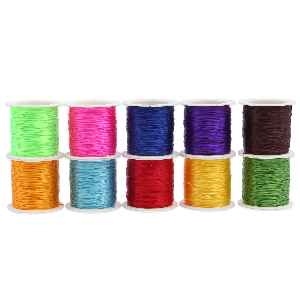 

Нить-резинка, без оплетки, 30 м (ассорти), 10 шт, Прозрачный, 7700949