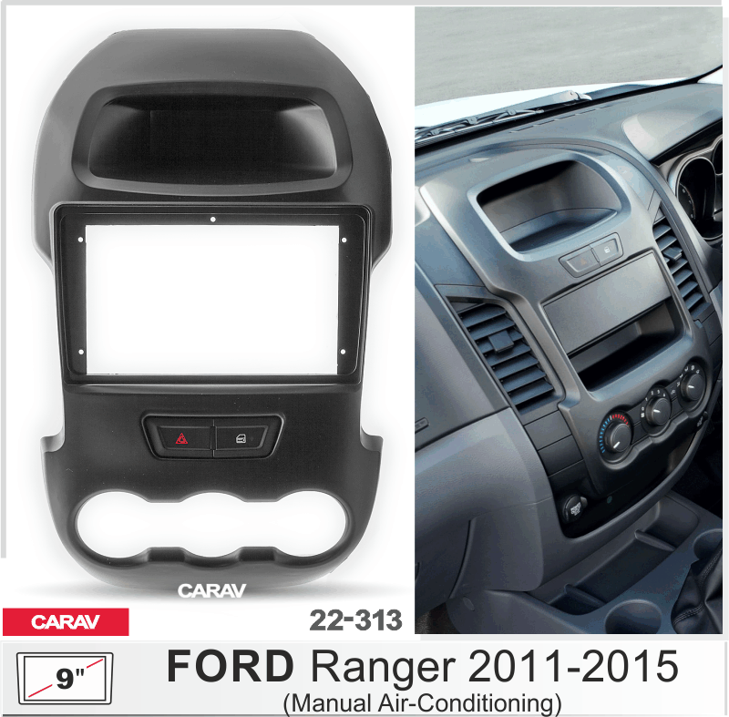 

Рамка переходная Carav 22-313 FORD Ranger 2011-2015 MFB-9", 22-313