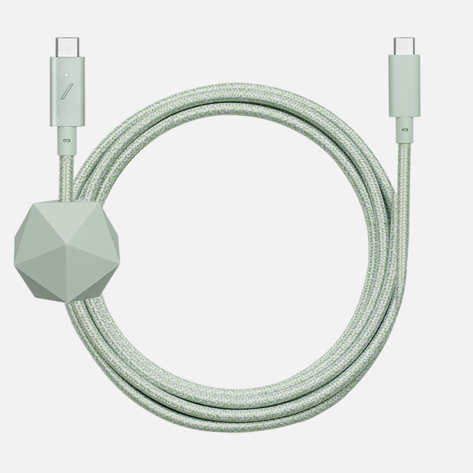 Кабель Native Union USB-C 2.4m зелёный, Размер ONE SIZE