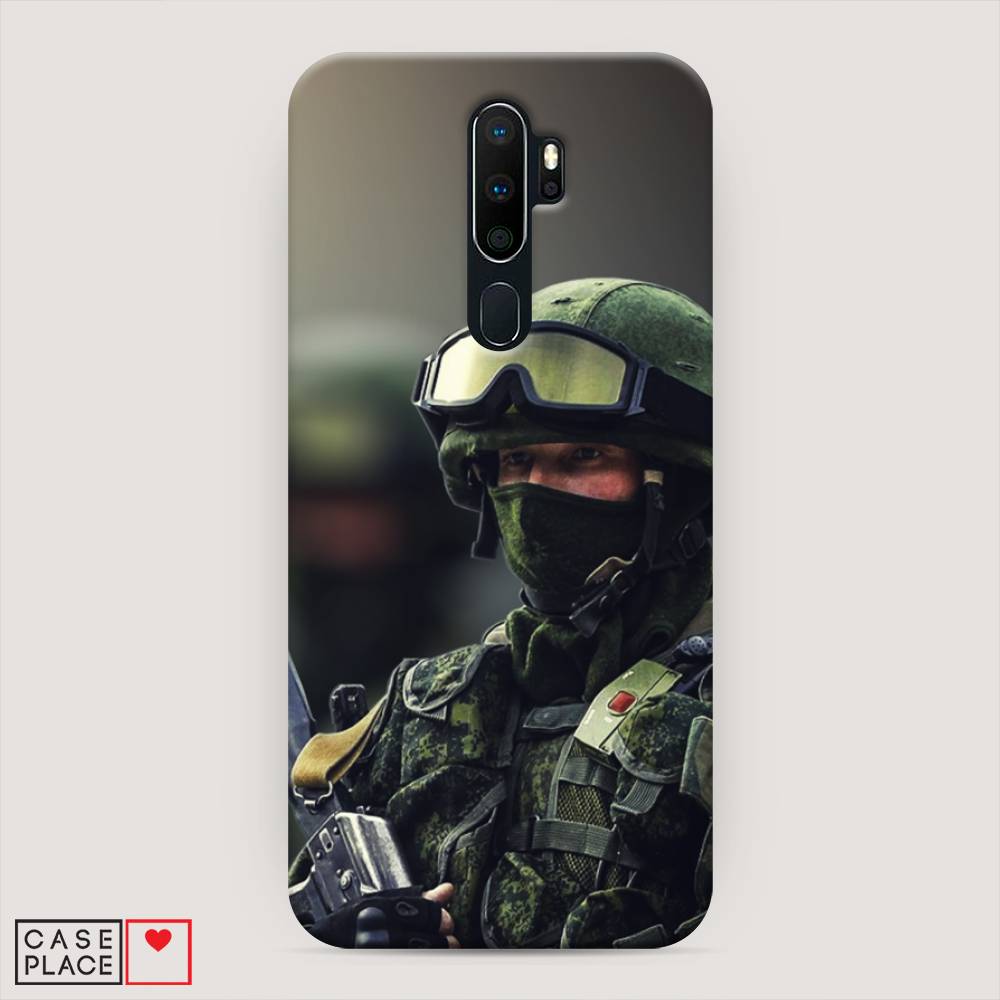 

Пластиковый чехол "Солдат" на Oppo A9 (2020), 251920-4