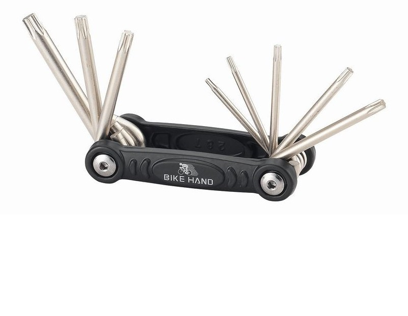 

Мультитул Bike Hand YC-282 Torx T9/T10/T15/T20/T25/T27/T30/T40, Серебристый;черный