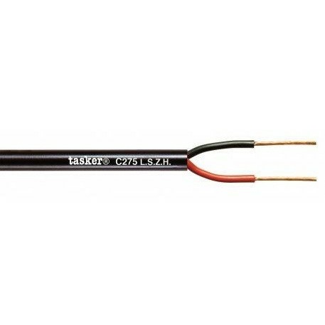 

Кабель акустический с катушки двухжильный Tasker C275 L.S.Z.H., C275 L.S.Z.H.