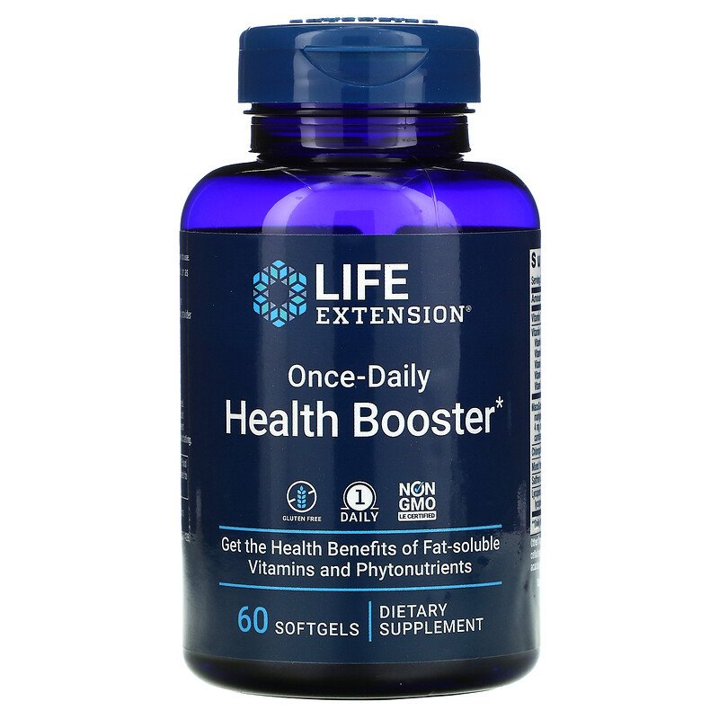Купить Life Extension Once-Daily Health Booster (Поддержка Здоровья) 60 капсул
