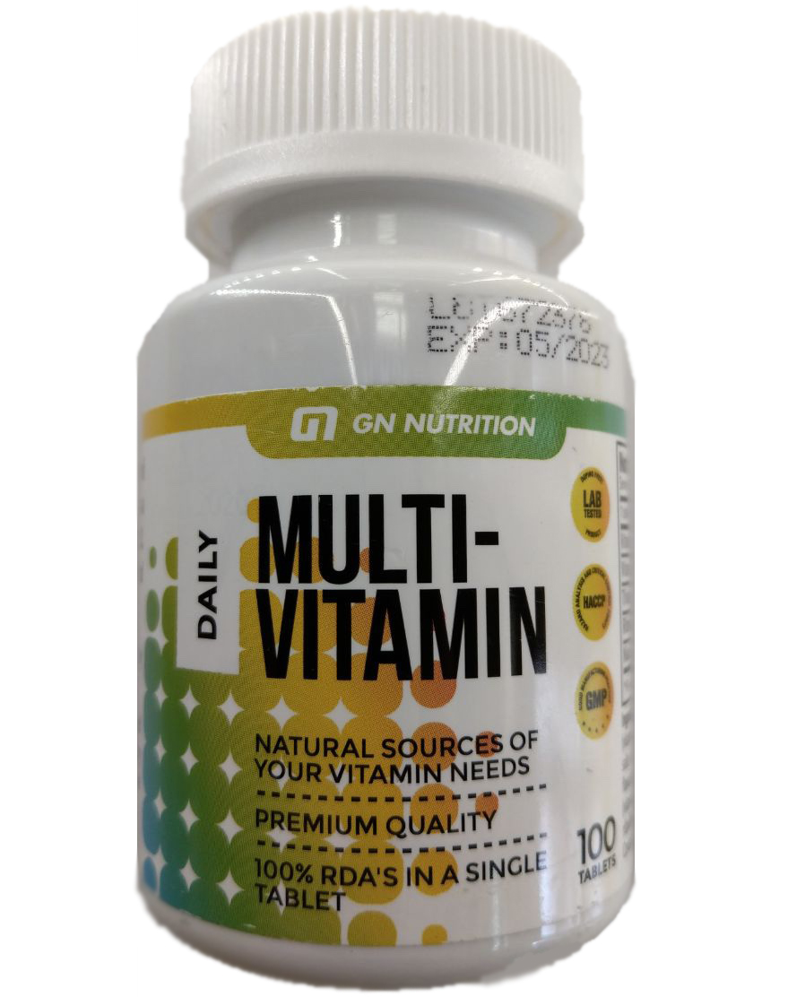 

GN Nutrition Multi-Vitamin Daily Мультивитамины 100 таблеток