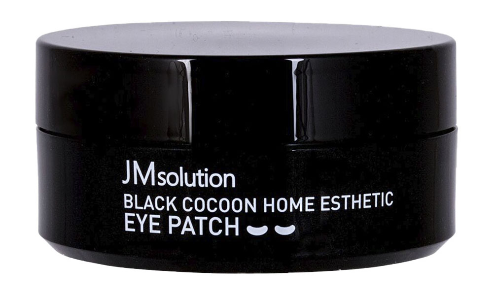 Патчи для глаз JMsolution Black Cocoon Home Esthetic Eye Patch, 90г invit маска для лица face black detox mask salicylic acid 2% charoal powder 50
