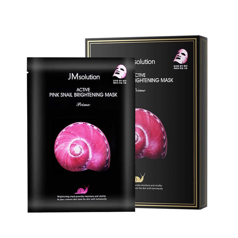 Маска для лица JMsolution Active Pink Snail Brightening Mask Prime Pack 30 млх10 шт 1600₽