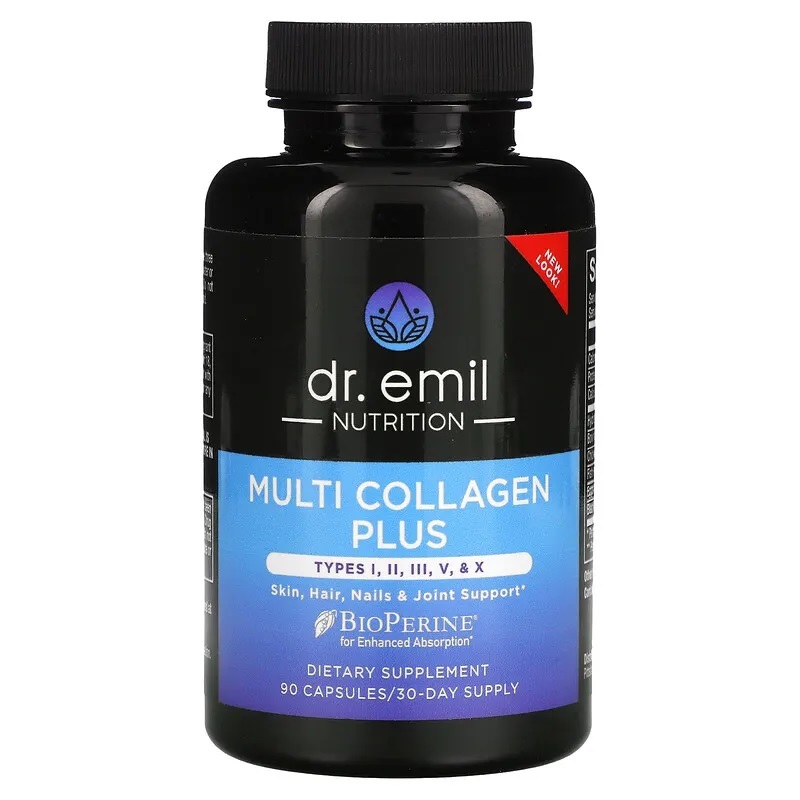

Мульти коллаген плюс, Multi collagen plus, Dr. Emil, 90 капсул