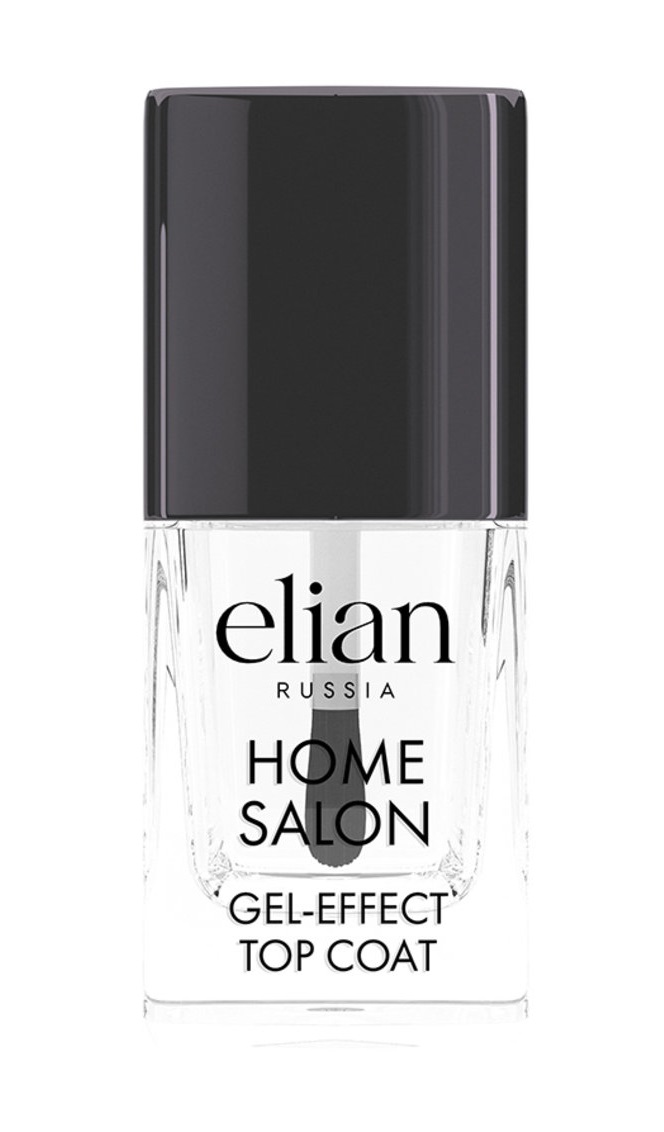 фото Топ elian для ногией russia home salon gel effect top coat 11 мл