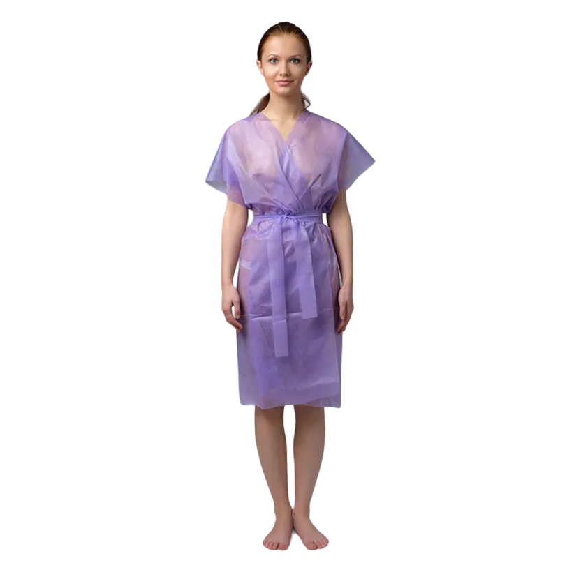 фото Халат-кимоно без рукавов, сиреневый, 10 шт, (чистовье)