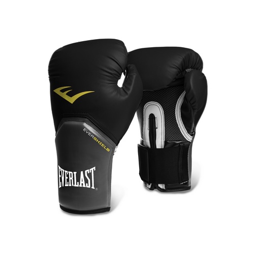 фото Перчатки тренировочные everlast pro style elite, чёрный, 16 унций