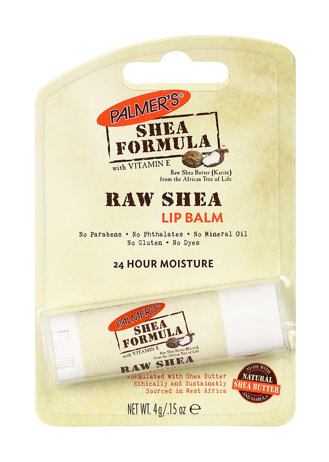 фото Бальзам для губ palmers shea formula raw, 4г palmer's