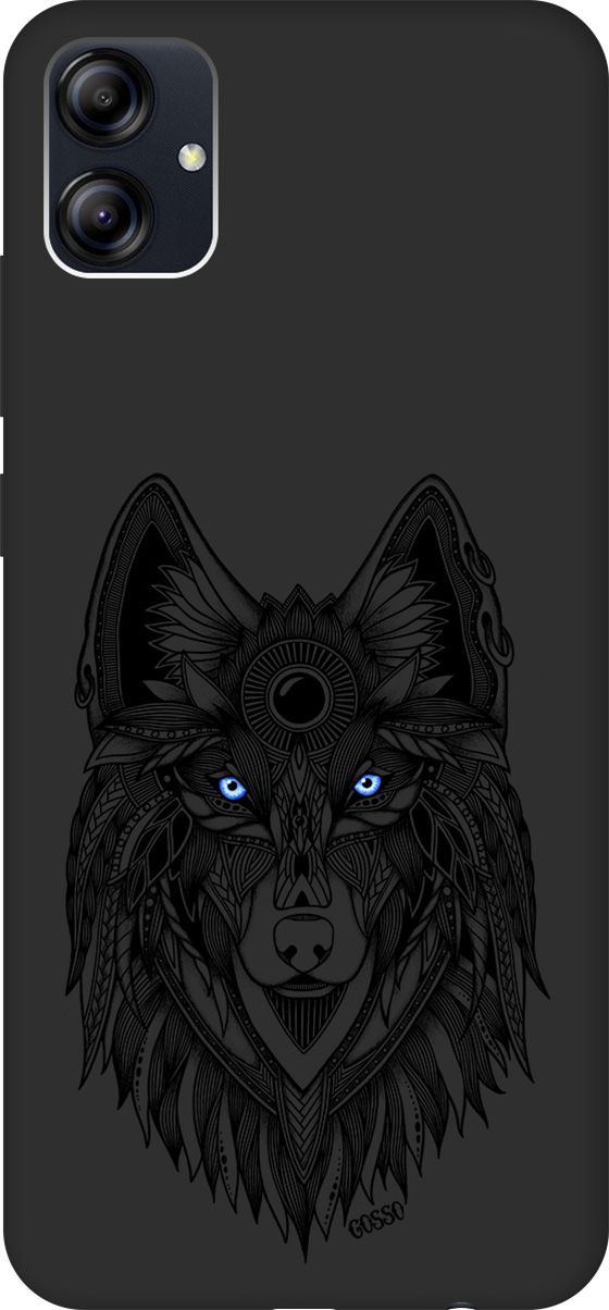 

Чехол на Samsung Galaxy A04e с 3D принтом "Grand Wolf" черный, Черный;голубой, 158474