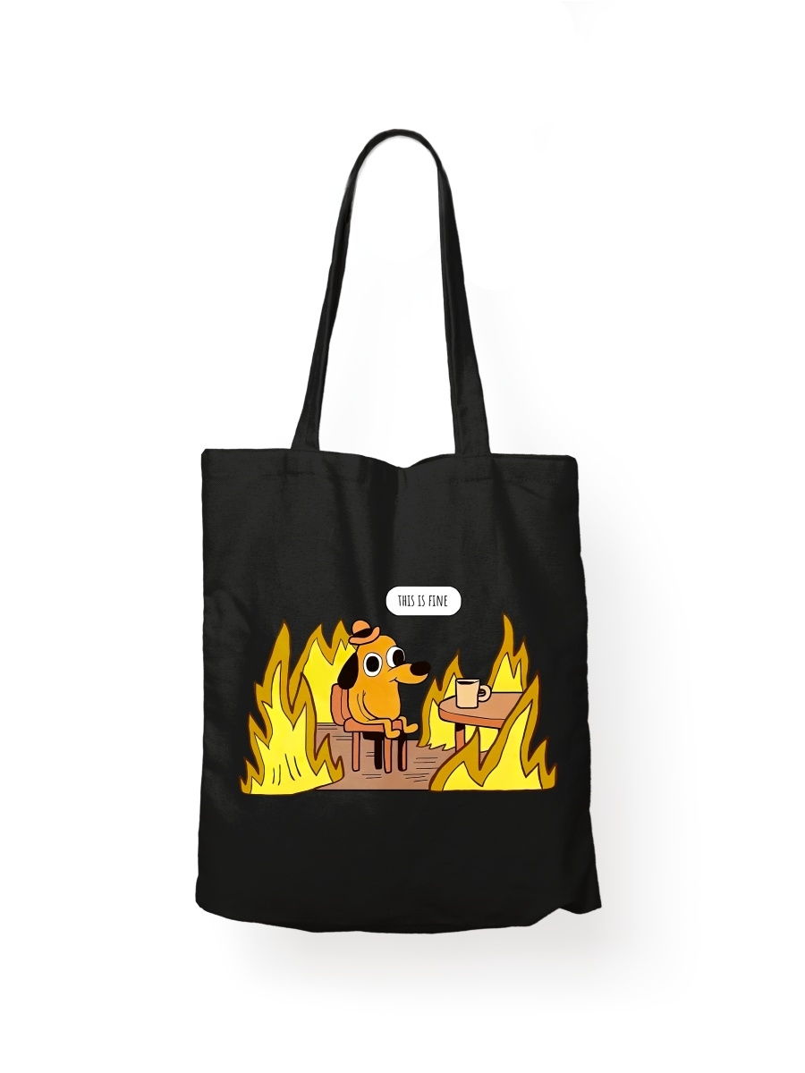 

Шоппер унисекс СувенирShop TRTF2, черный, TRTF2