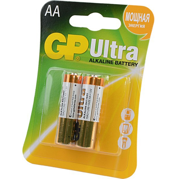 

Батарейки GP Ultru Alkaline АА 2 шт