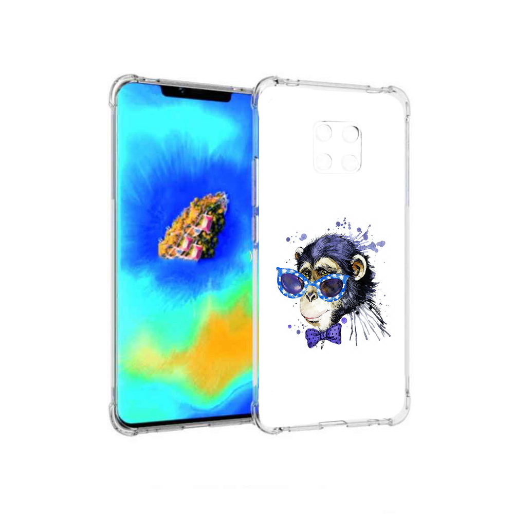 

Чехол MyPads акварельная обезьяна для Huawei Mate 20 Pro, Прозрачный, Tocco