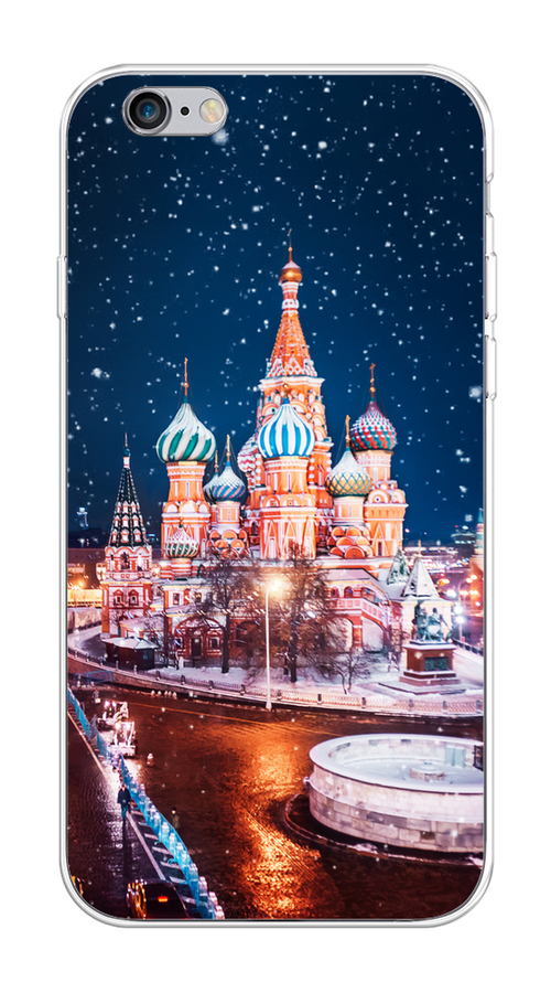 

Чехол на Apple iPhone 6/6S "Москва 1", Коричневый;синий;белый, 0104S50-1