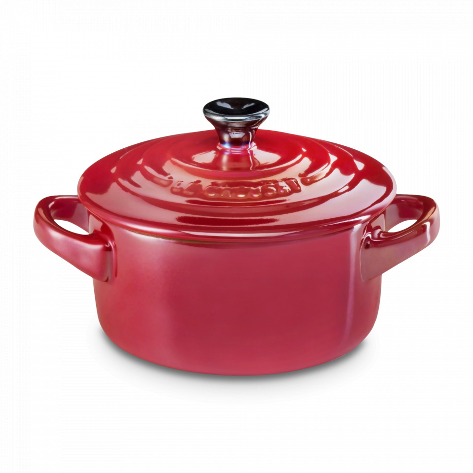 Кокот Le Creuset Pearlized Light Cerise 025 л 10 см керамика красный металлик 2920₽