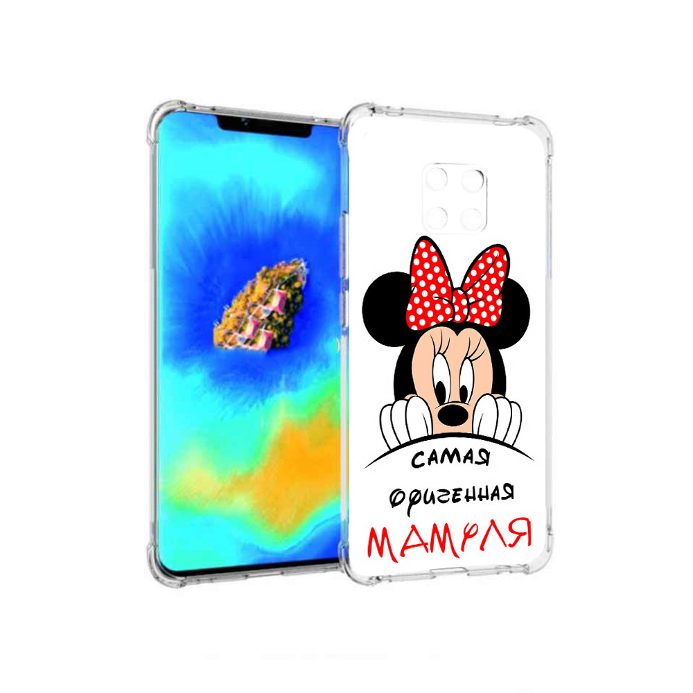 

Чехол MyPads Самая лучшая мамуля Мини Маус для Huawei Mate 20 Pro, Прозрачный, Tocco