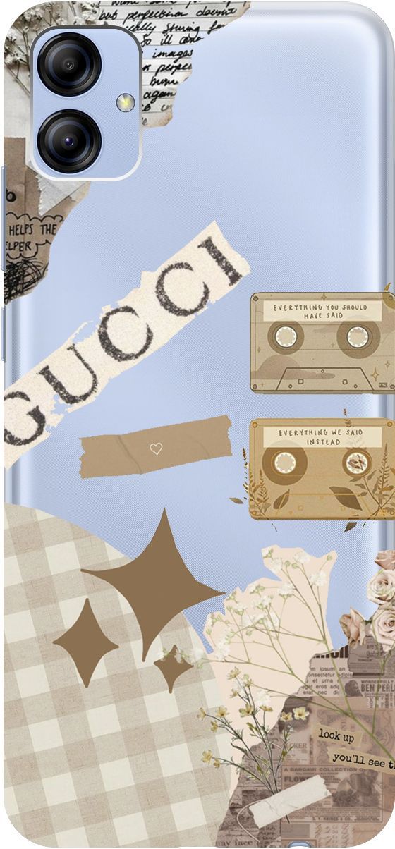 

Чехол на Samsung Galaxy A04e с 3D принтом "GUCCI Stickers" прозрачный, Прозрачный;бежевый, 158472