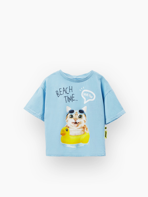 

Футболка детская Happy Baby 88138 цв. белый р. 116, 88138