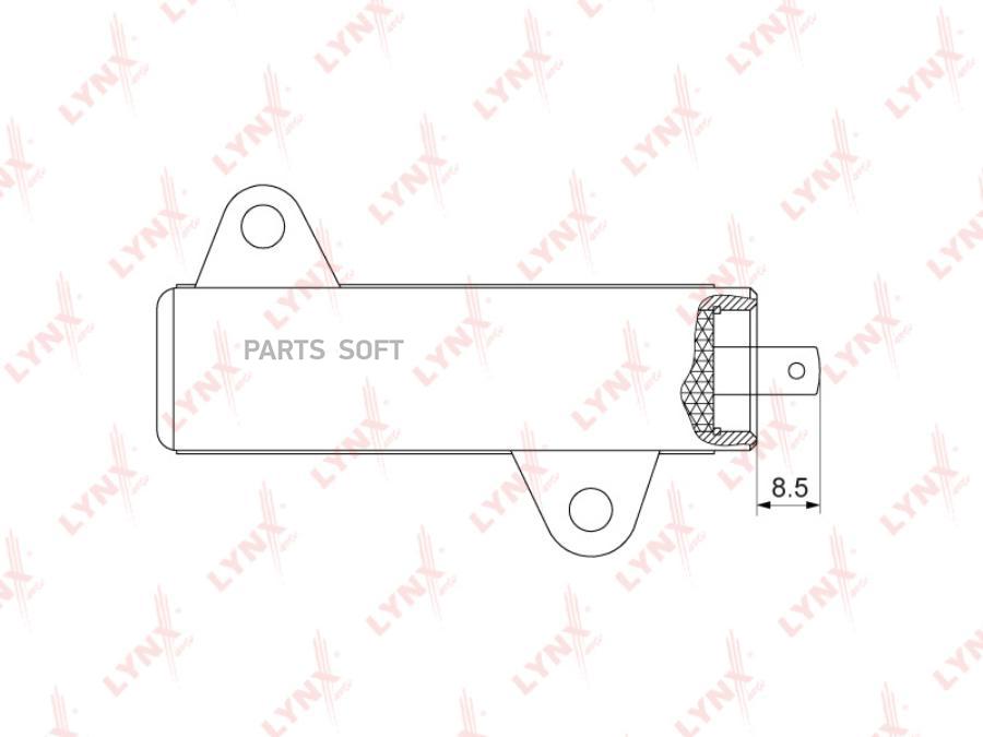 

Натяжитель ремня ГРМ TOYOTA HILUX II (_N_) 2.5D-4D 01>