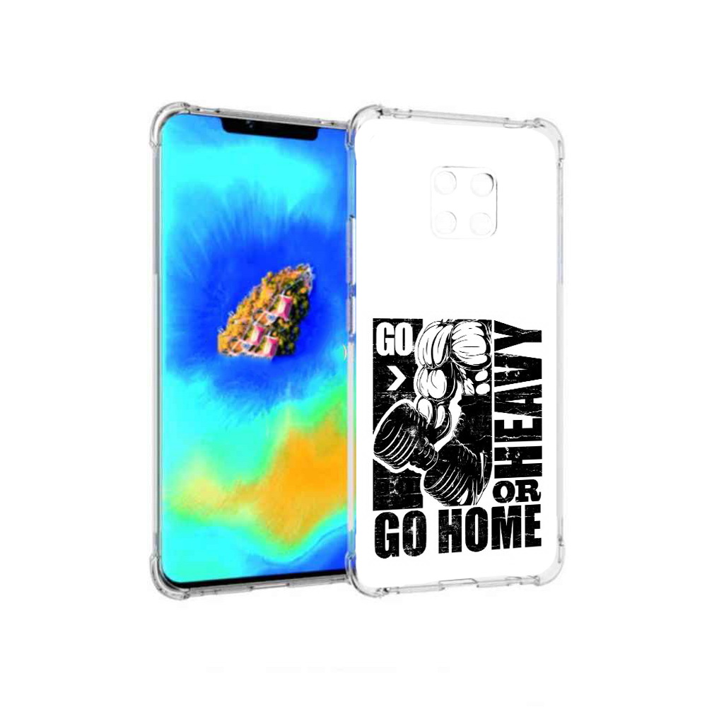 

Чехол MyPads накаченные руки для Huawei Mate 20 Pro, Прозрачный, Tocco