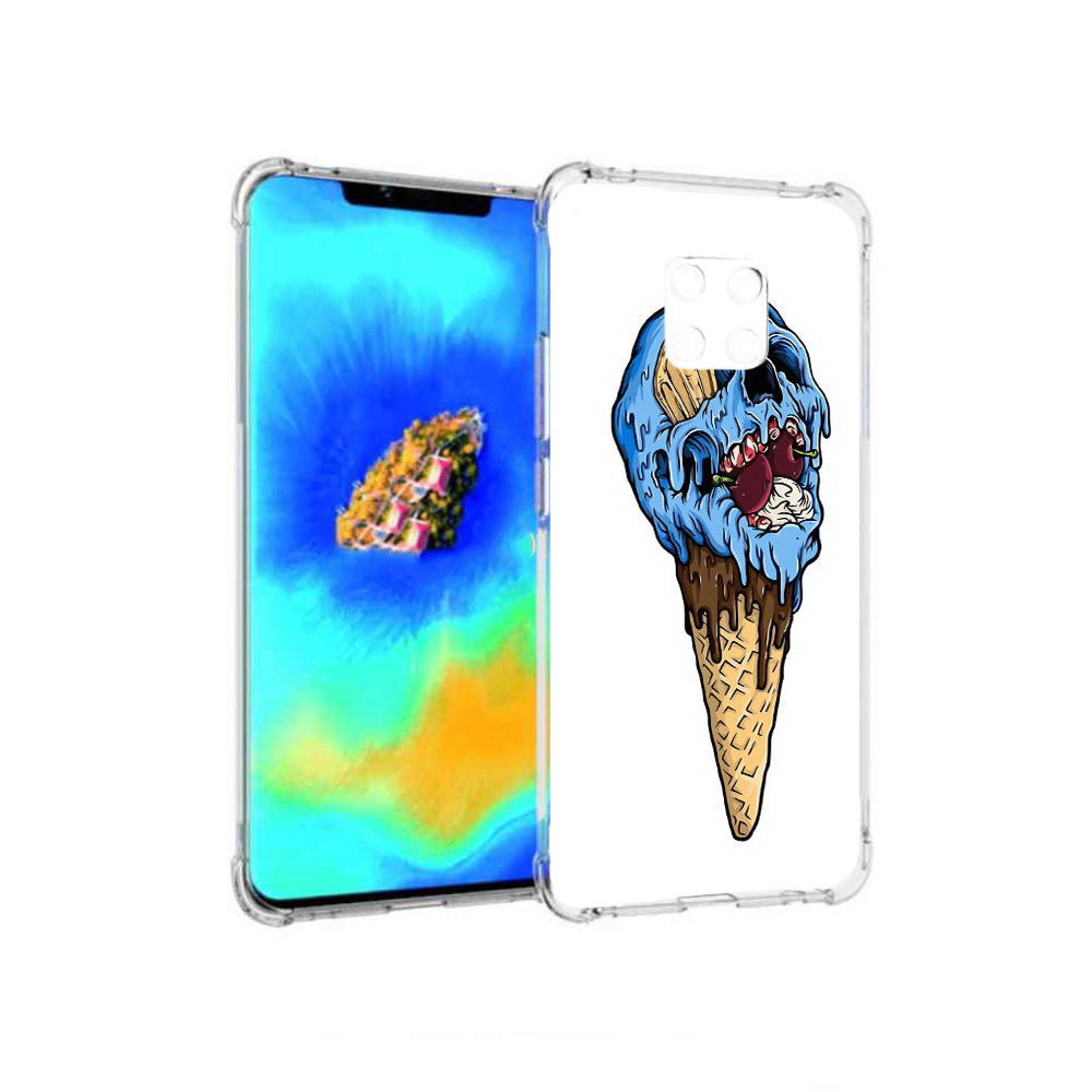 

Чехол MyPads мороженное череп для Huawei Mate 20 Pro, Прозрачный, Tocco