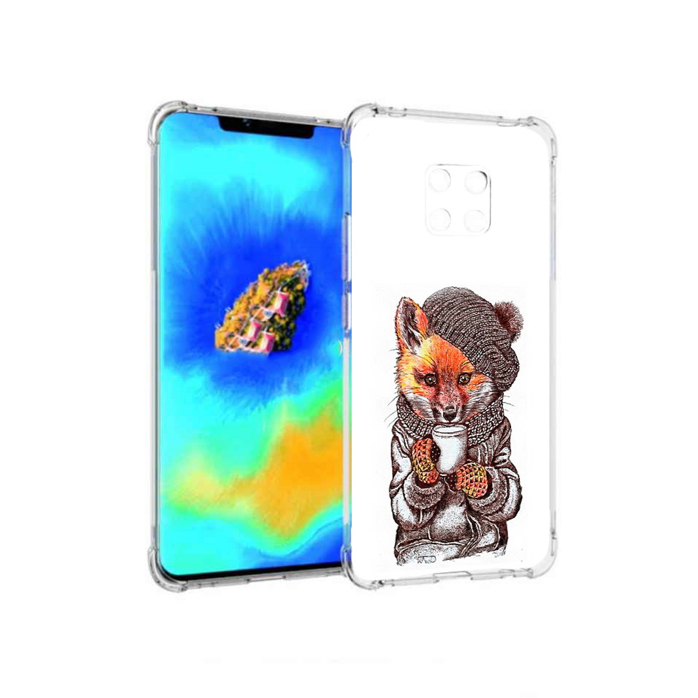 

Чехол MyPads лиса в шапке для Huawei Mate 20 Pro, Tocco