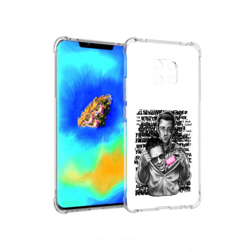 

Чехол MyPads бойцовский клуб для Huawei Mate 20 Pro, Прозрачный, Tocco