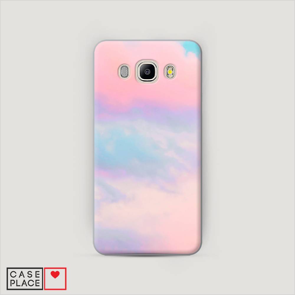 фото Чехол awog "розовые облака" для samsung galaxy j7 2016