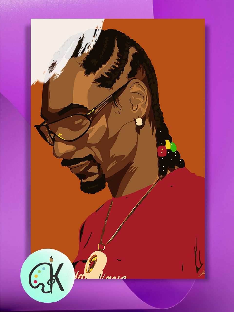 

Картина по номерам на холсте Культура Цвета Snoop Dogg 2, 40 х 50 см, Snoop Dogg 2