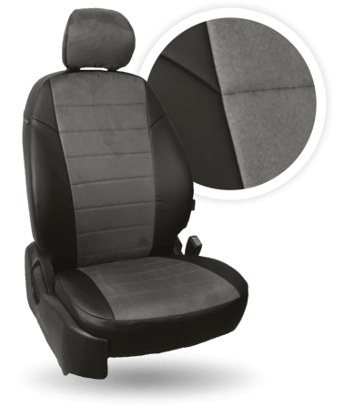 

Авточехлы Автопилот для Fiat Ducato III (3 места) рестайлинг с 2012 Алькантара, Алькантара