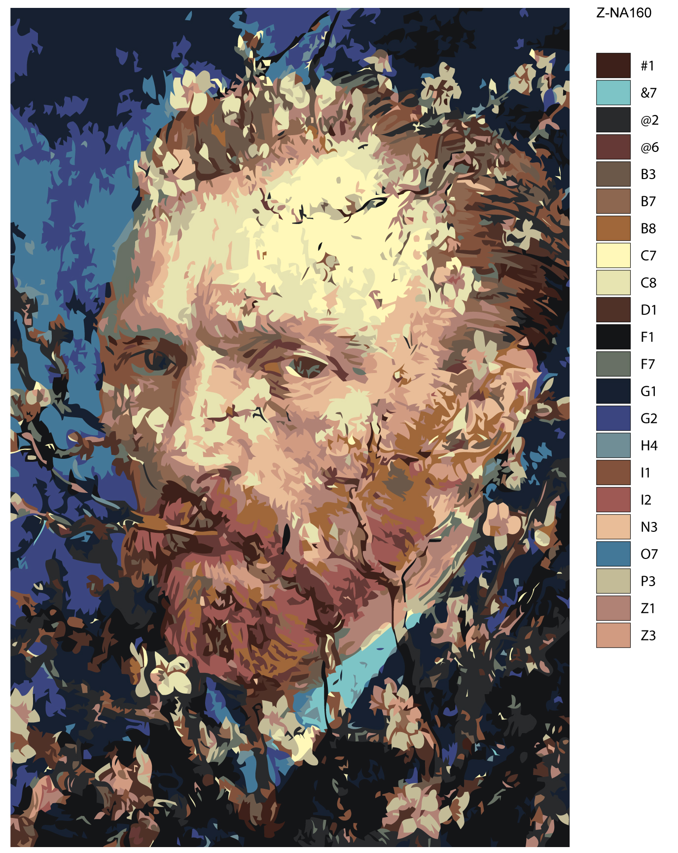 

Картина по номерам, Живопись по номерам, 80 x 120, Z-NA160, Z-NA160