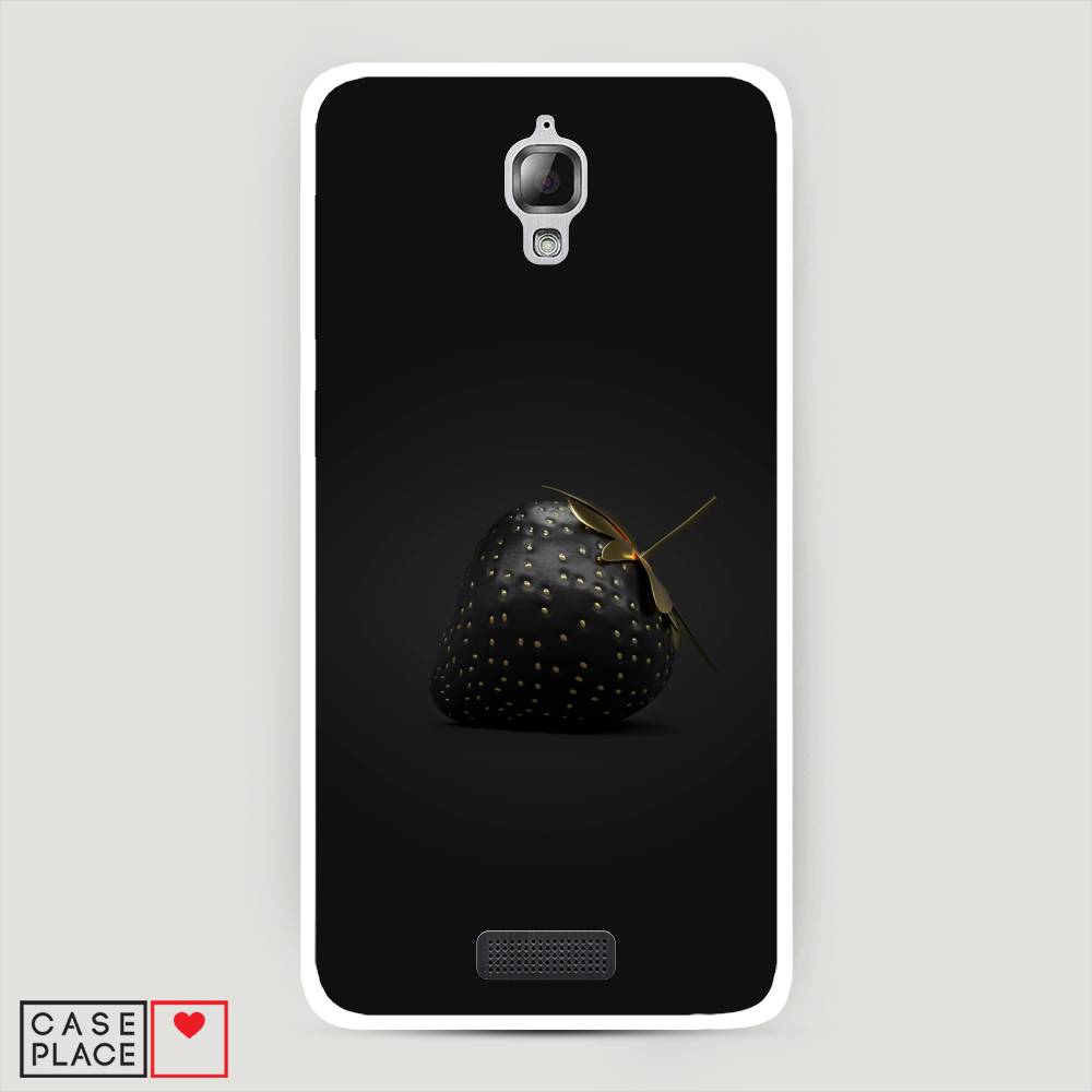 

Чехол Awog на Lenovo S660 / Леново S660 "Черная клубника", 110650-10