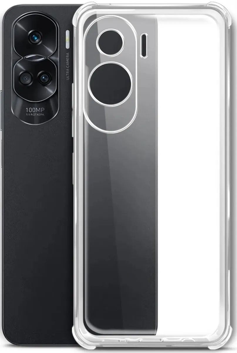 

Чехол (клип-кейс) BORASCO 72469, для Honor 90 Lite, противоударный, прозрачный, 72469