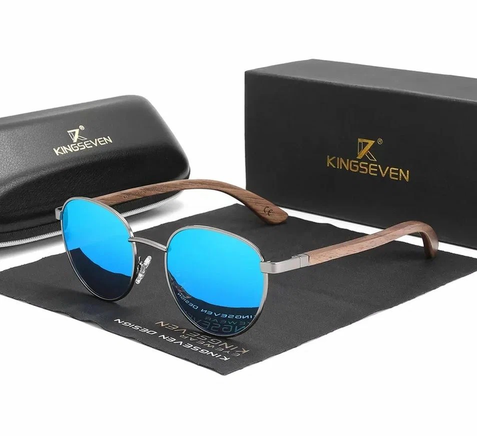 Солнцезащитные очки унисекс Kingseven W5519 синие
