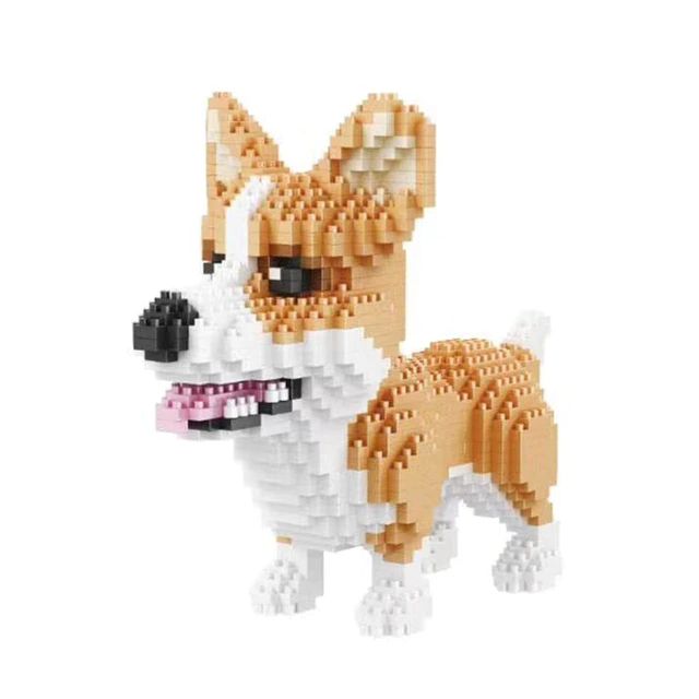 

Конструктор Balody 3D из миниблоков Собака Корги, 1380 элементов BA16043, BA16043