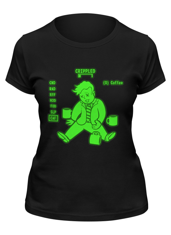 

Футболка женская Printio Fallout boy черная S, Черный, Fallout boy